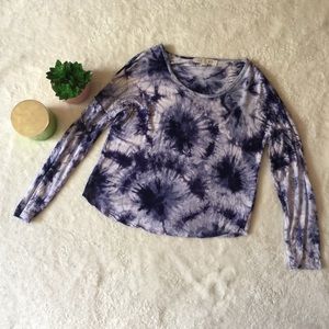 Pink Rose | Tie Dye Long Sleeve Tee